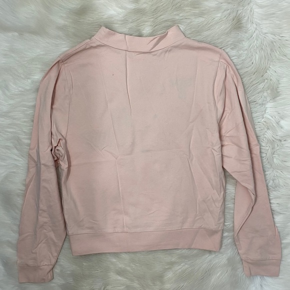Anthropologie Pink Tomorrow Embroidered Sweatshirt - Picture 7 of 10